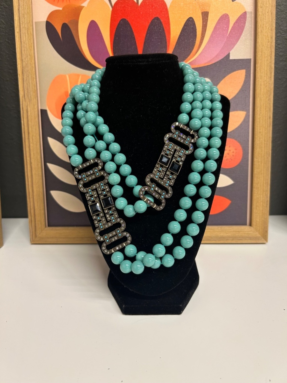 Heidi Daus Gatsby Deco statement necklace - Picture 11 of 11